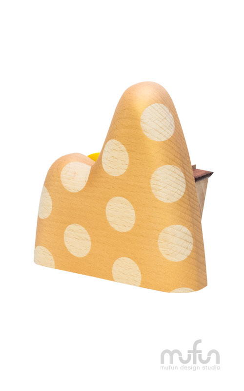 Sunrise-Shaped Tape Dispenser-Rose Gold<br>日出膠台-銅金圓點:圖片 2