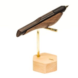 Wings of pen 2.0 - Crow - Marquetry
