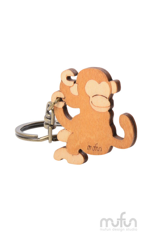 Formosan Rock Monkey<br>台灣獼猴 餅乾鑰匙圈