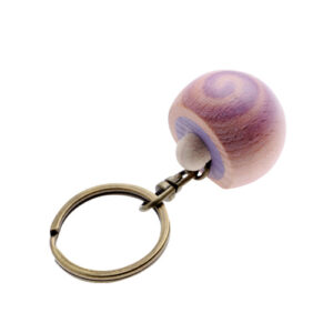 Wooden Taro Pastry Keychain<br>原木 芋頭酥 鑰匙圈