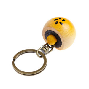 Wooden Yolk Pastry Keychain <br>原木 蛋黃酥 鑰匙圈