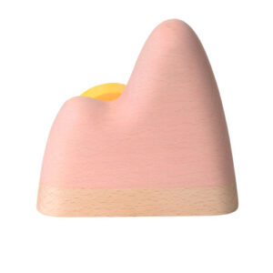 Sunrise-Shaped Tape Dispenser-Rose Quartz<br>日出膠台-玫瑰石英
