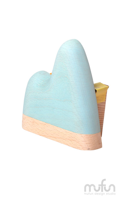 Sunrise-Shaped Tape Dispenser-Serenity<br>日出膠台-寧靜藍:圖片 2
