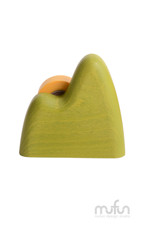Sunrise-Shaped Tape Dispenser-Emerald<br>日出膠台-翠綠