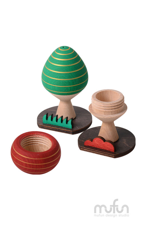 Tree-Shaped Salt and Pepper Shaker-Chirstmas<br>小樹調味罐-耶誕組:圖片 3