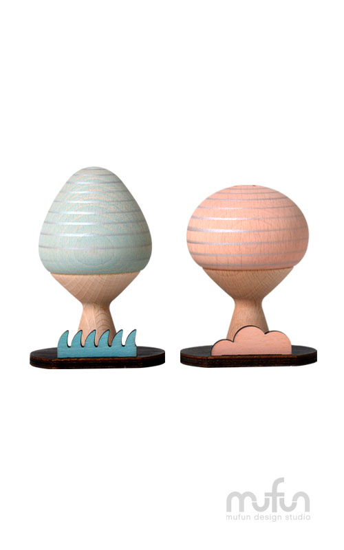 Tree-Shaped Salt and Pepper Shaker-Snow<br>小樹調味罐-雪花組