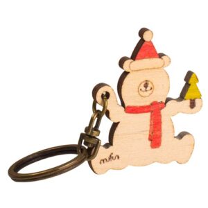 Christmas<br>Polar Bear (Tree)<br>北極熊(拿樹)餅乾鑰匙圈