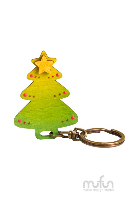 Christmas Tree<br>聖誕樹 薑餅鑰匙圈:圖片 3