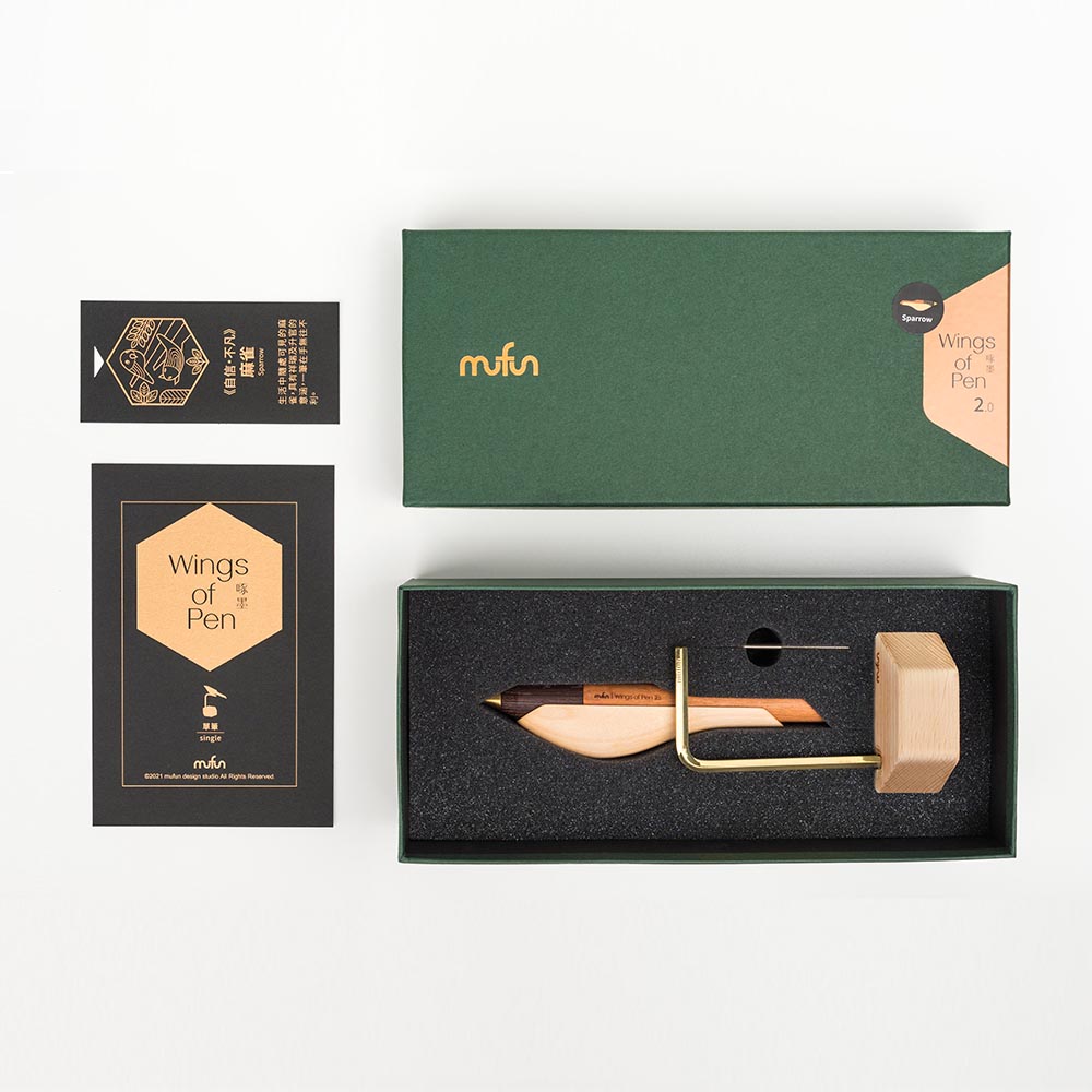 Wings of pen 2.0 - Sparrow - solid wood:圖片 9